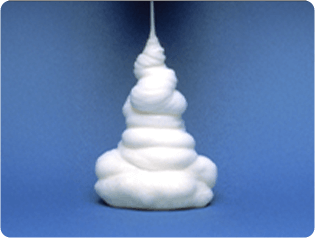 ホットメルトのフォーム(発泡)塗布